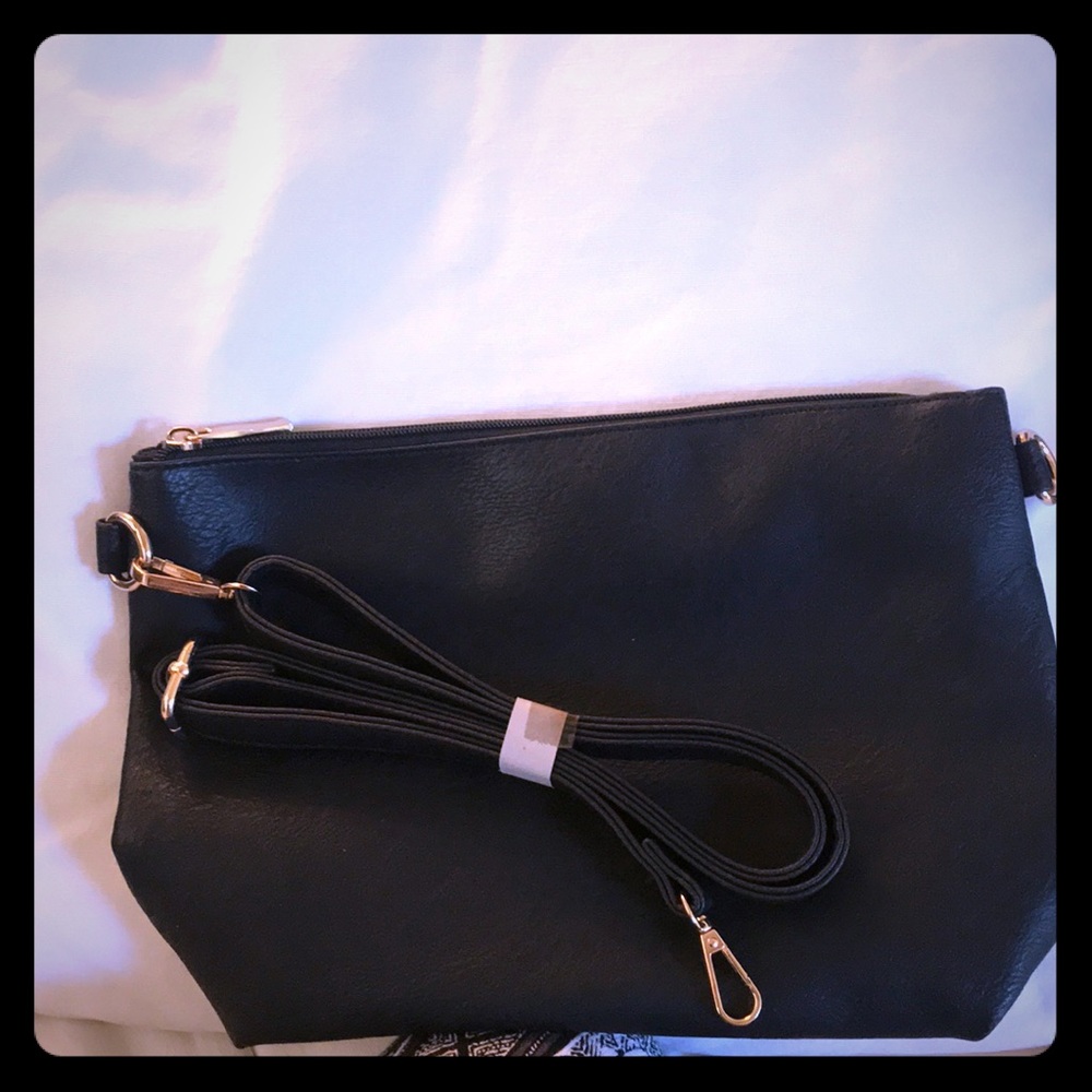 Cross body leather bag